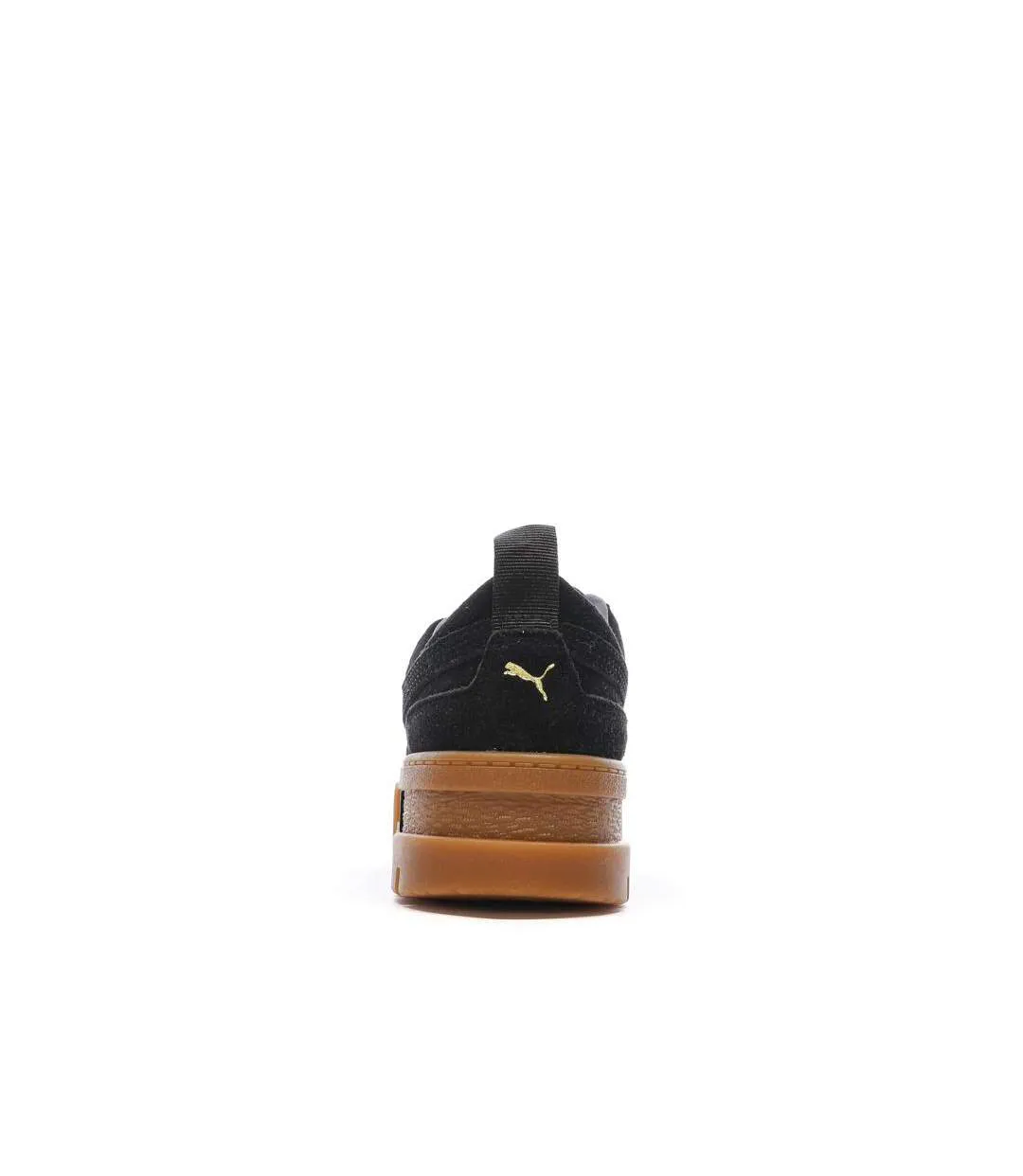 Baskets noire/marron femme puma mayze-3