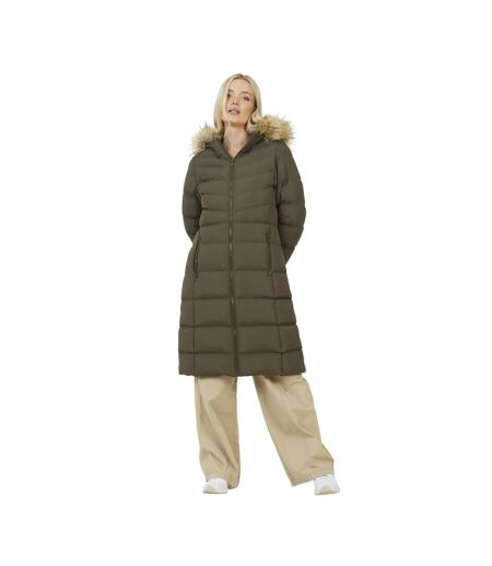 Doudoune Matelassée Motif/style Matelassé Gracey Femme Kaki Brave Soul