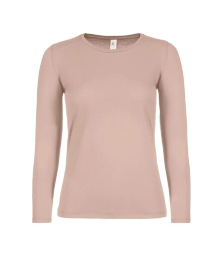 T-shirt Manches Longues #e150 Femme Vieux Rose B&C