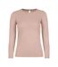 T-shirt Manches Longues #e150 Femme Vieux Rose B&C-1