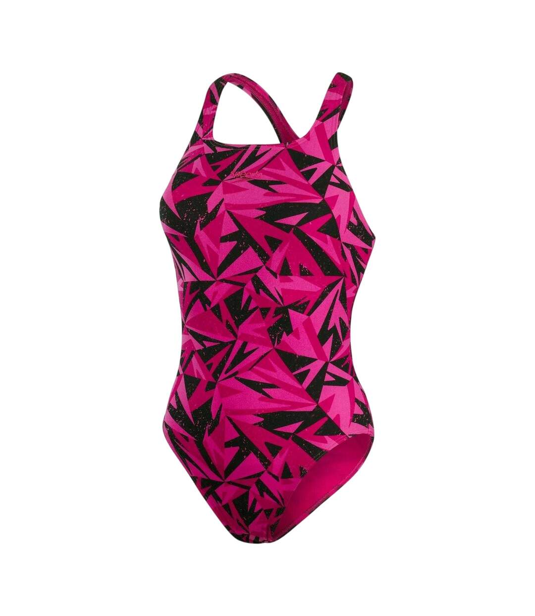 Maillot De Bain 1 Pièce Motif/style Géométrique Hyperboom Femme Noir Rose Abstrait Speedo-2