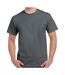 Mens heavy cotton t-shirt charcoal Gildan