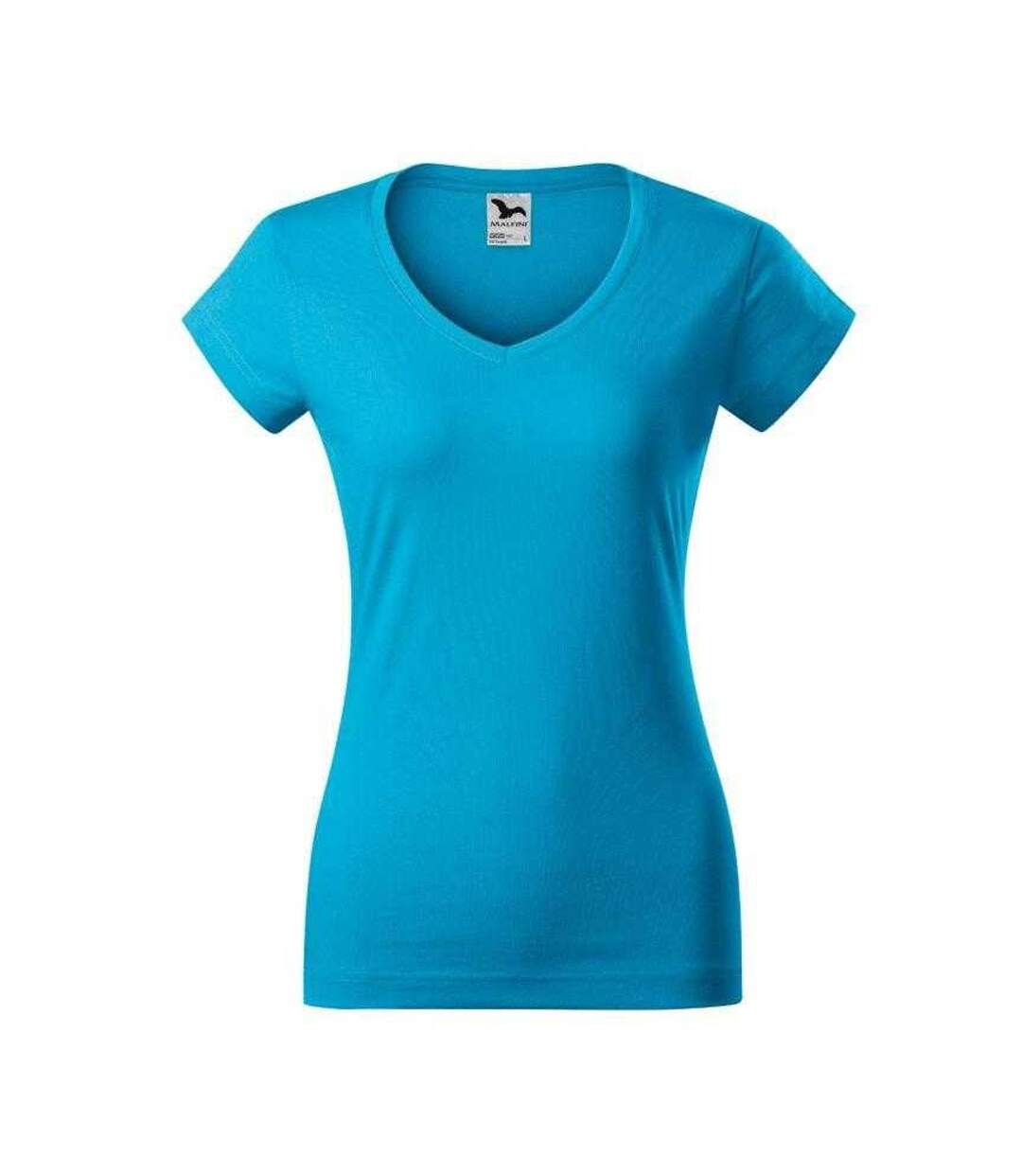 T-shirt Femme Turquoise Vif Malfini-1