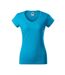 T-shirt Femme Turquoise Vif Malfini-1