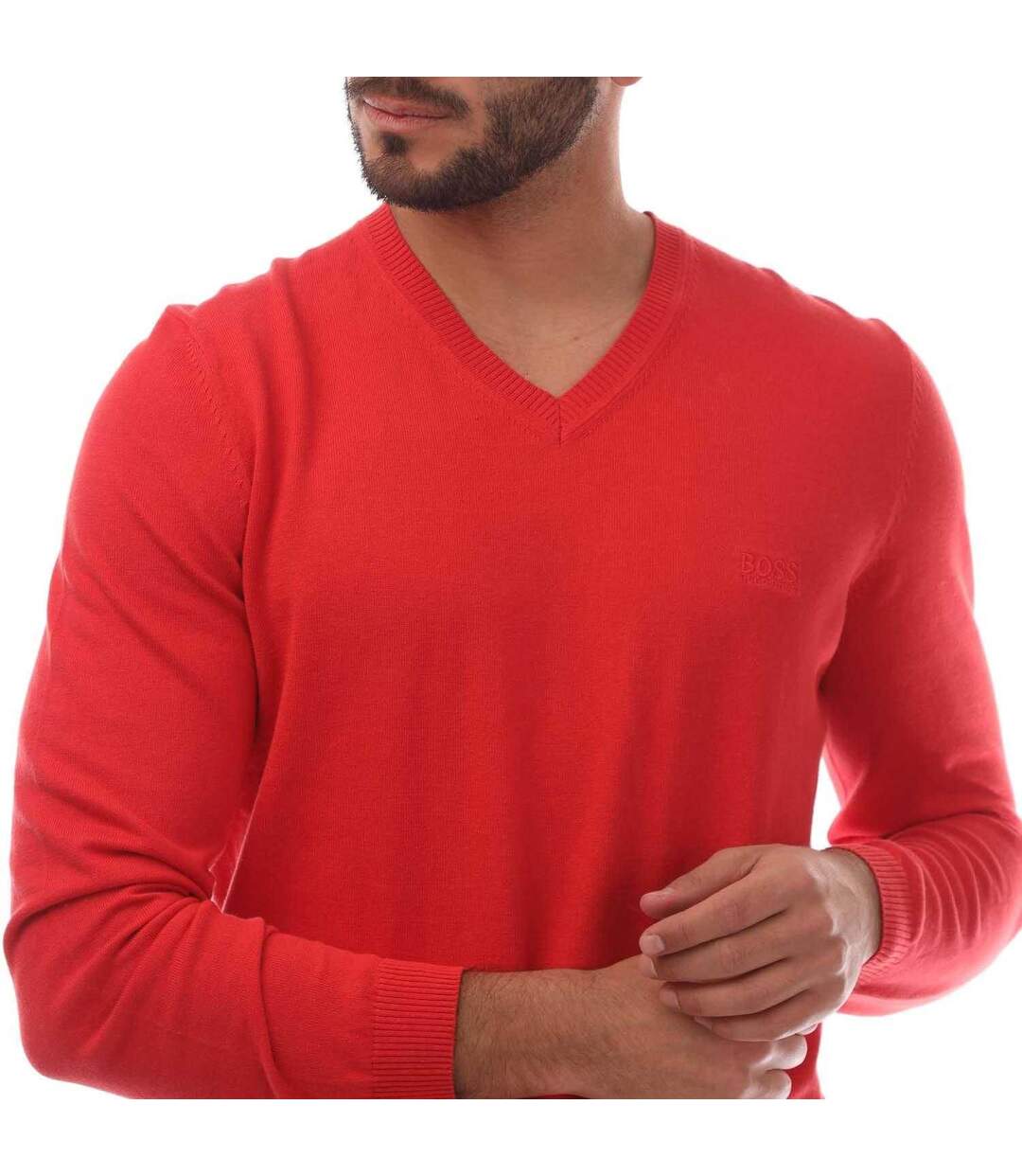Sweat Barnabas-4 Homme Rouge Boss-4