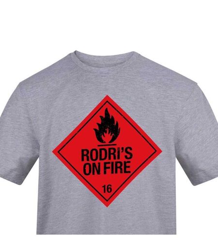 Unisex Adult Rodri Flame T-shirt Grey AWD