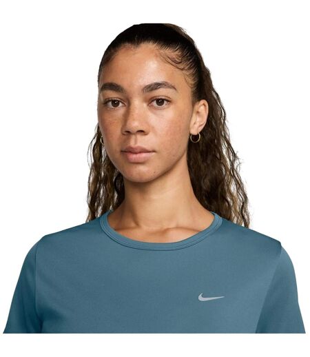 Haut Motif/style Swoosh Femme Bleu Gris Nike