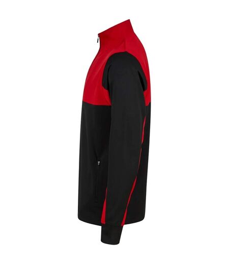 Haut De Survêtement Homme Noir Rouge Finden & Hales