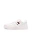 Baskets blanches homme tommy hilfiger retro-1