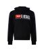 Mens Division Logo Hoodie Black Diesel-1