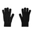 Ribbed Wool Logo Gloves Black Boss-1