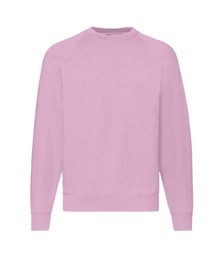 Fruit Of The Loom Mens Raglan Sleeve Belcoro® Sweatshirt (Light Pink) - UTBC368