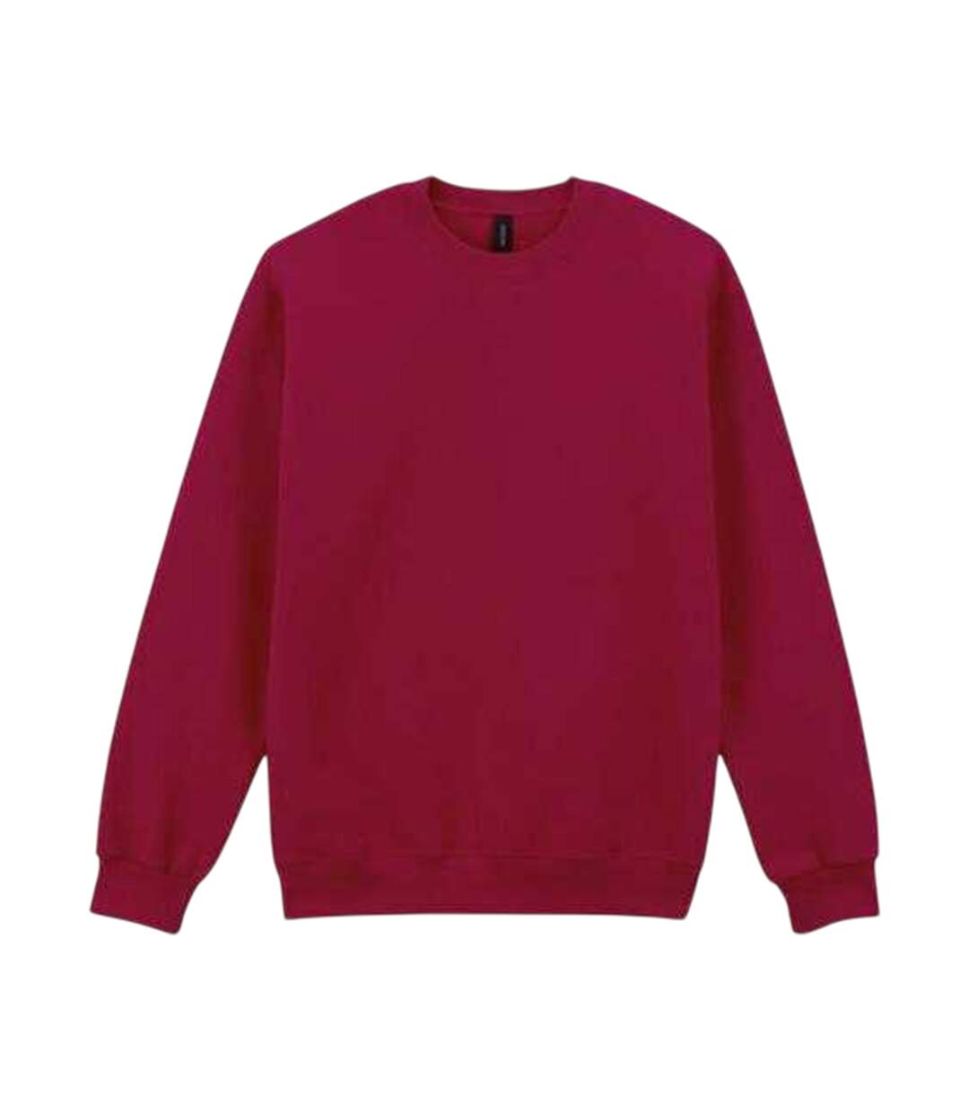 Mens Hammer Maxweight Crew Neck Sweatshirt Cherry Red Gildan-1