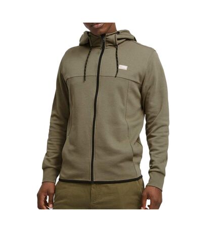 Sweat zippé kaki homme jack & jones coair - l