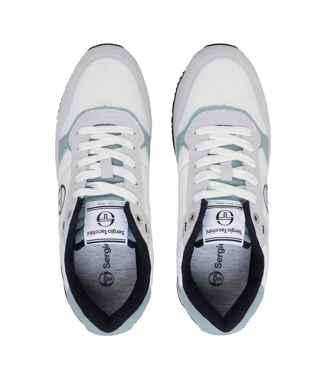 Mens Monza Logo Low Cut Trainers White Sergio Tacchini-4