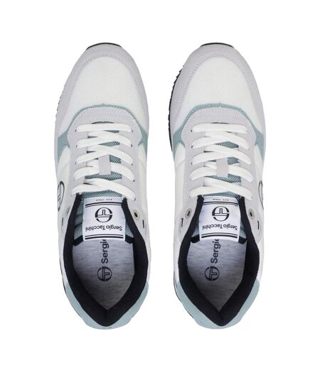 Mens Monza Logo Low Cut Trainers White Sergio Tacchini