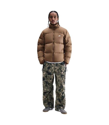 Mens Therma Fit Puffer Jacket Mosswood Brown Nike