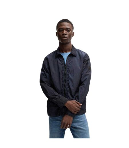 Mens Leejay 1 Plain Lightweight Casual Jacket Dark Blue Boss