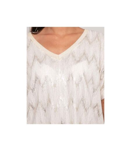 Top col v motifs FERIDE - Dona X Lisa