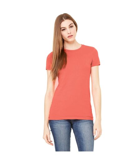 Bella Ladies/Womens The Favourite Tee Short Sleeve T-Shirt (Coral) - UTBC1318
