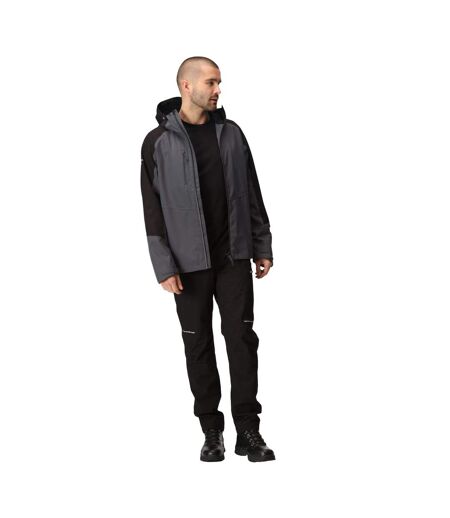 Veste Imperméable X-pro Beacon Homme Gris Phoque Noir Regatta