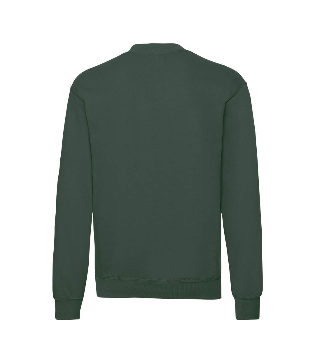 Unisex adult classic drop shoulder sweatshirt bottle green Fruit of the Loom-2