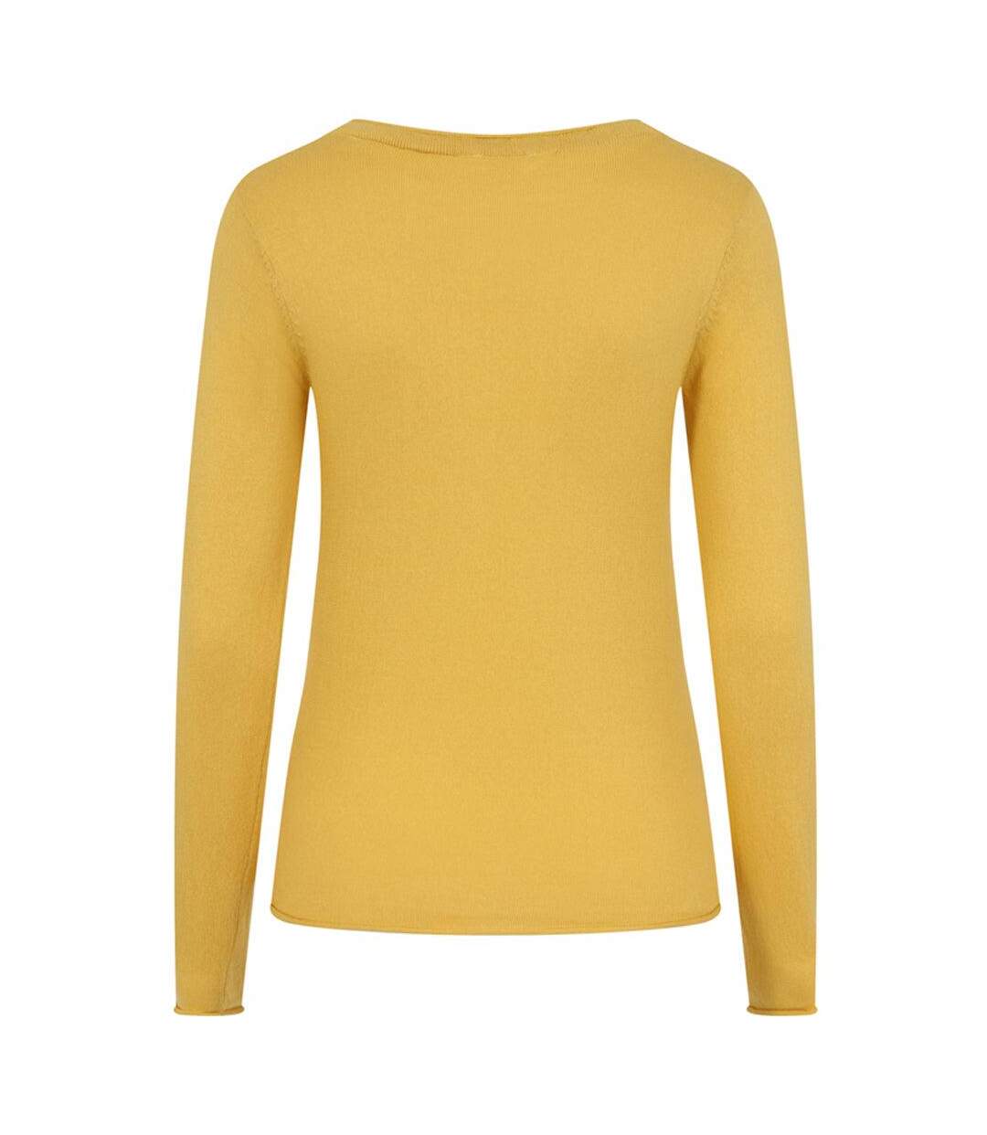 Womens/ladies Knitted Cardigan Yellow Lazy Jacks-3