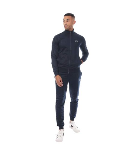 Mens Ea7 Full Zip Tracksuit Navy Emporio Armani