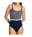 Women's round neckline swimsuit W240481