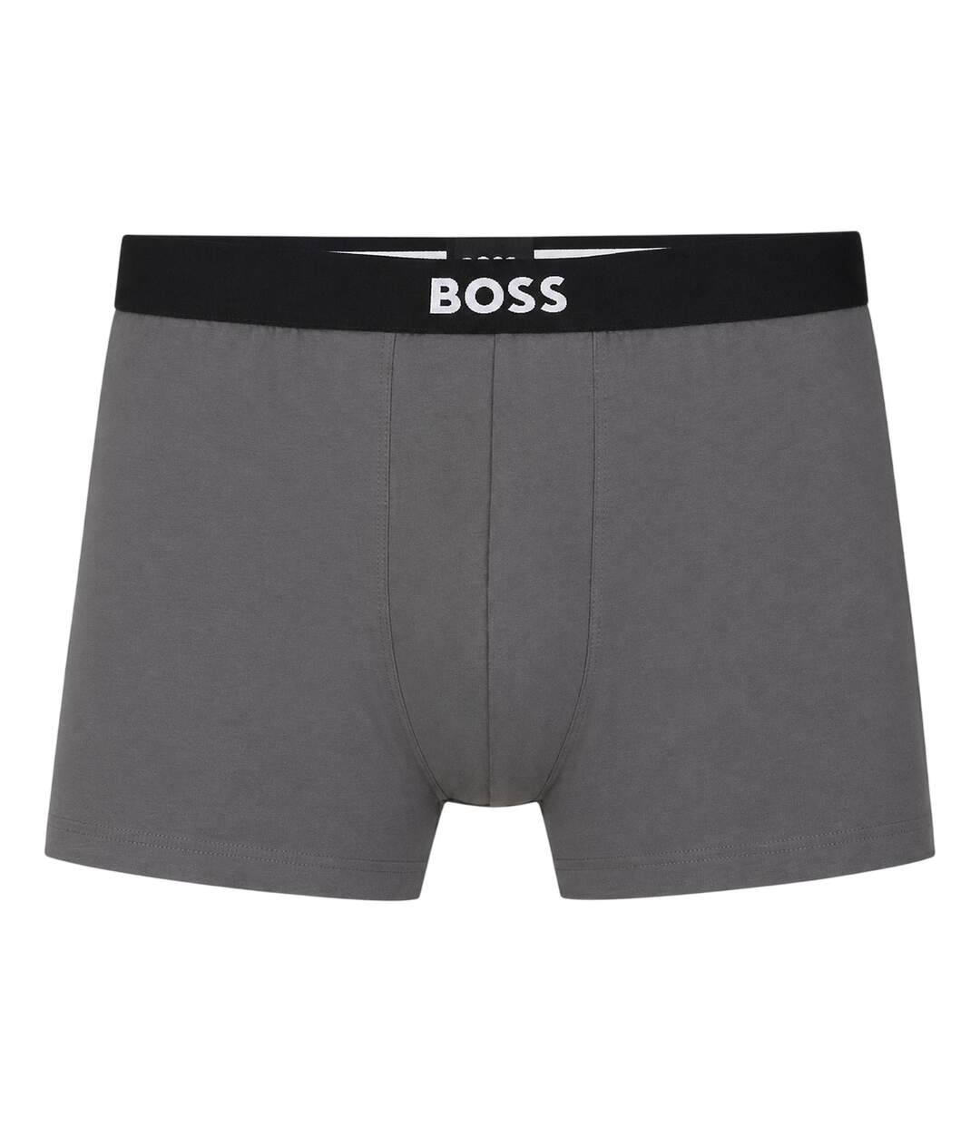 Lot De 3  Boxers Homme Gris Bleu Noir Boss-3