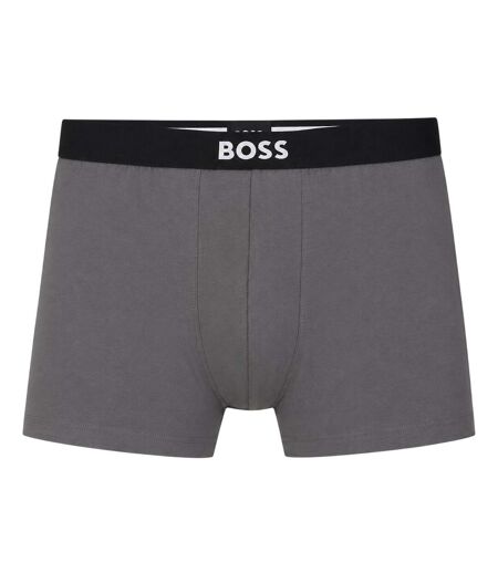 Lot De 3  Boxers Homme Gris Bleu Noir Boss