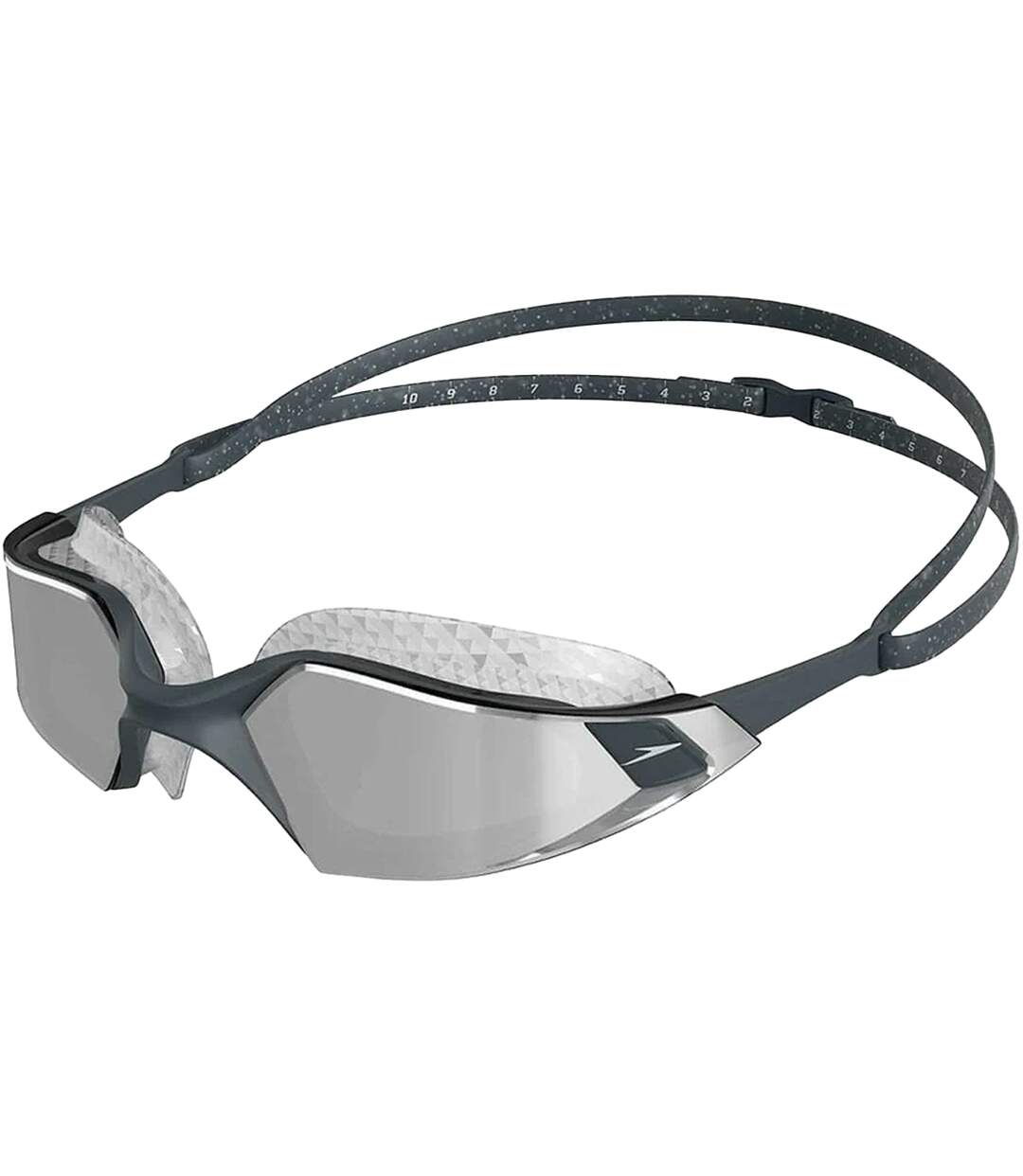 Lunettes De Natation Aquapulse Pro Adulte Gris Oxyde Argenté Gris Vif Speedo-1