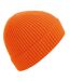 Beechfield Unisex Adult Rib Knit Beanie (Orange) - UTBC5415