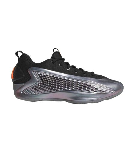Mens Anthony Edwards Textured Lace Up Basketball Shoes Iron Adidas