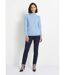 Pull chaud col montant avec laine et angora-3