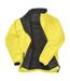 Mens Printable Soft Shell Jacket Yellow Black Result Core-2