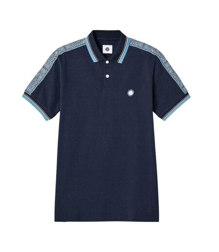 Polo Motif/style Cachemire Homme Bleu Clair Pretty Green
