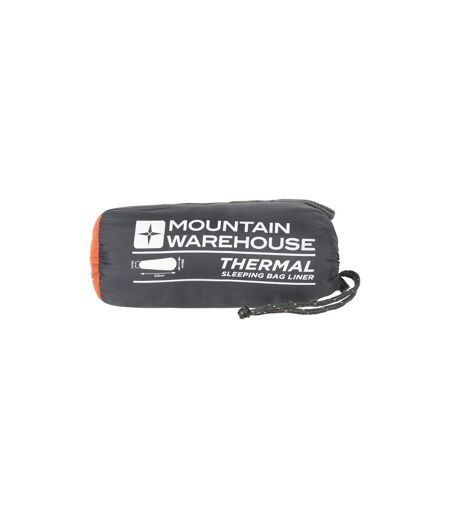 Mountain Warehouse Thermal Sleeping Bag Liner (Black) (One Size) - UTMW1034