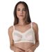 Soutien-gorge sans armatures tulle brodé-1