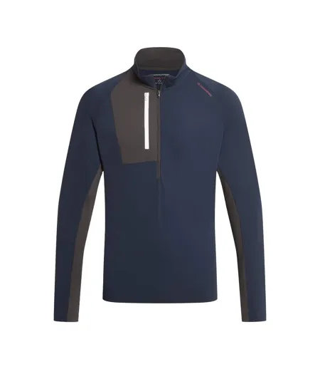 Mens Goswick Nosilife Golf Top Blue Navy Craghoppers
