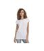 T-shirt femme blanc Build Your Brand-2