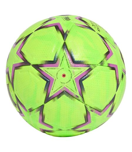 Ballon De Foot Pour Match Hiver Motif/style Ligue Des Champions De L´uefa Ucl Pro Taille 5 Jaune Fluo Violet Adidas