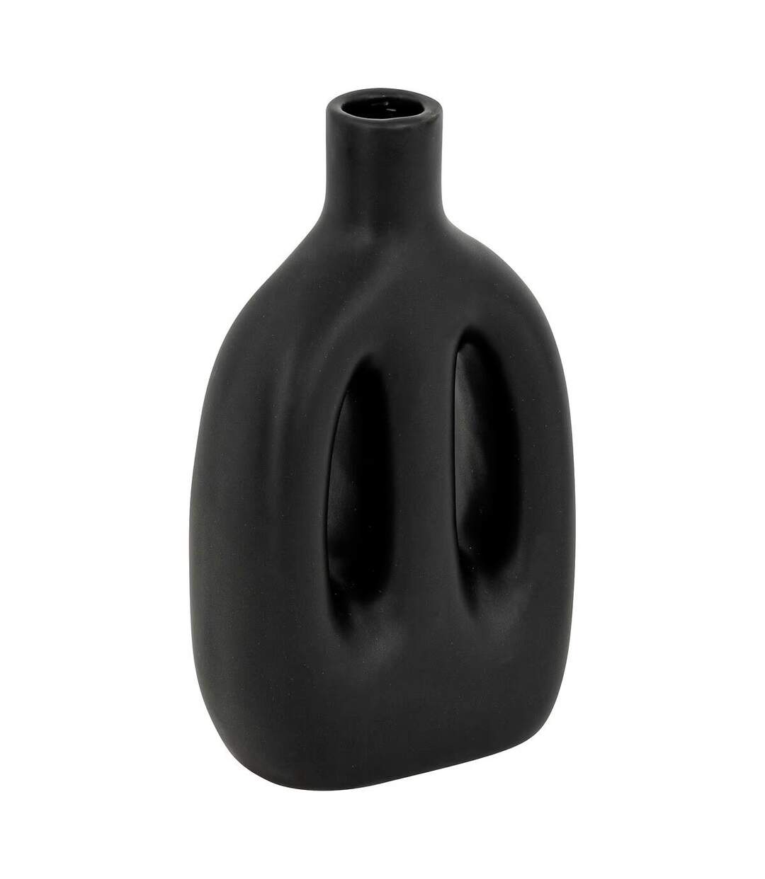 Lot de 2 Vases Inuit Dreams 20cm Beige & Noir-3