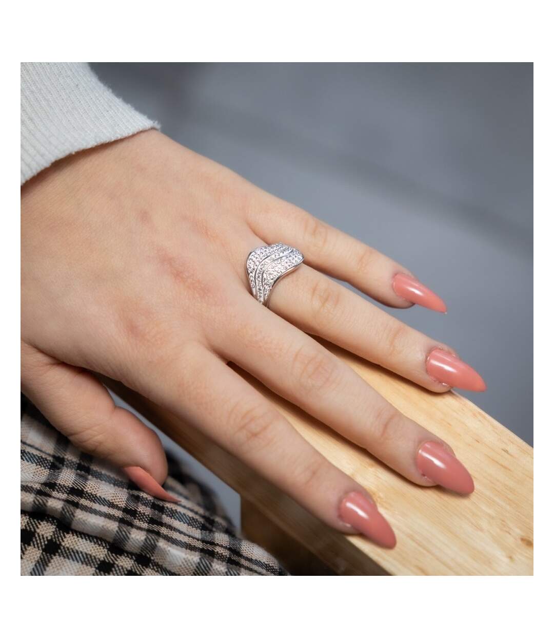 Bague pour Femme Ornée Zirconium AJUGA-2