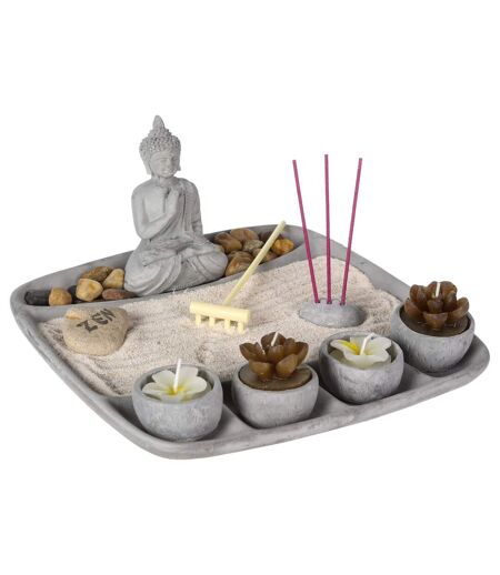Jardin zen en ciment - Gris