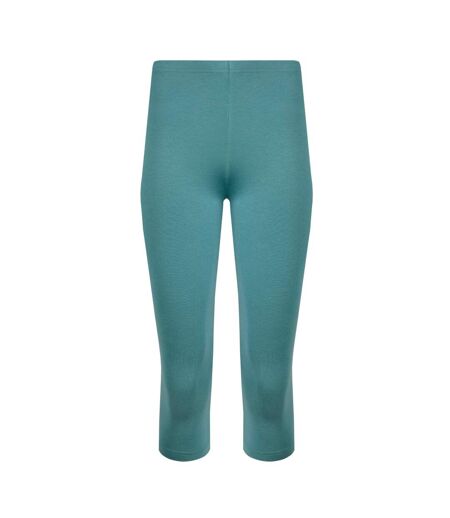 Womens/ladies blondie cropped leggings mineral blue Weird Fish