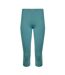 Womens/ladies blondie cropped leggings mineral blue Weird Fish-1