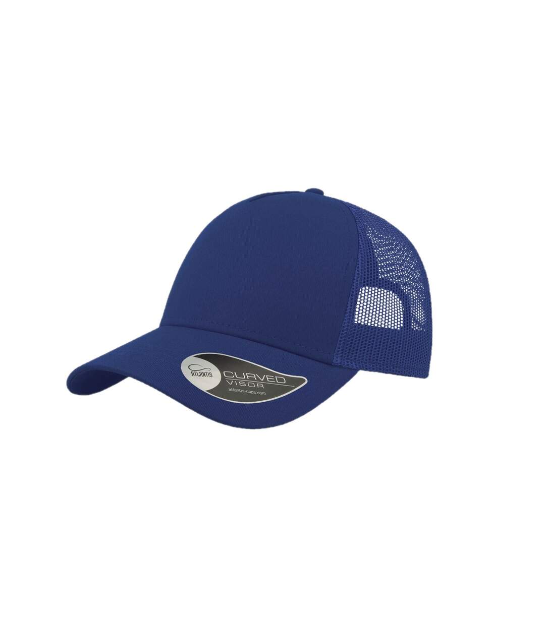 Casquette style trucker rapper mixte bleu roi Atlantis-1