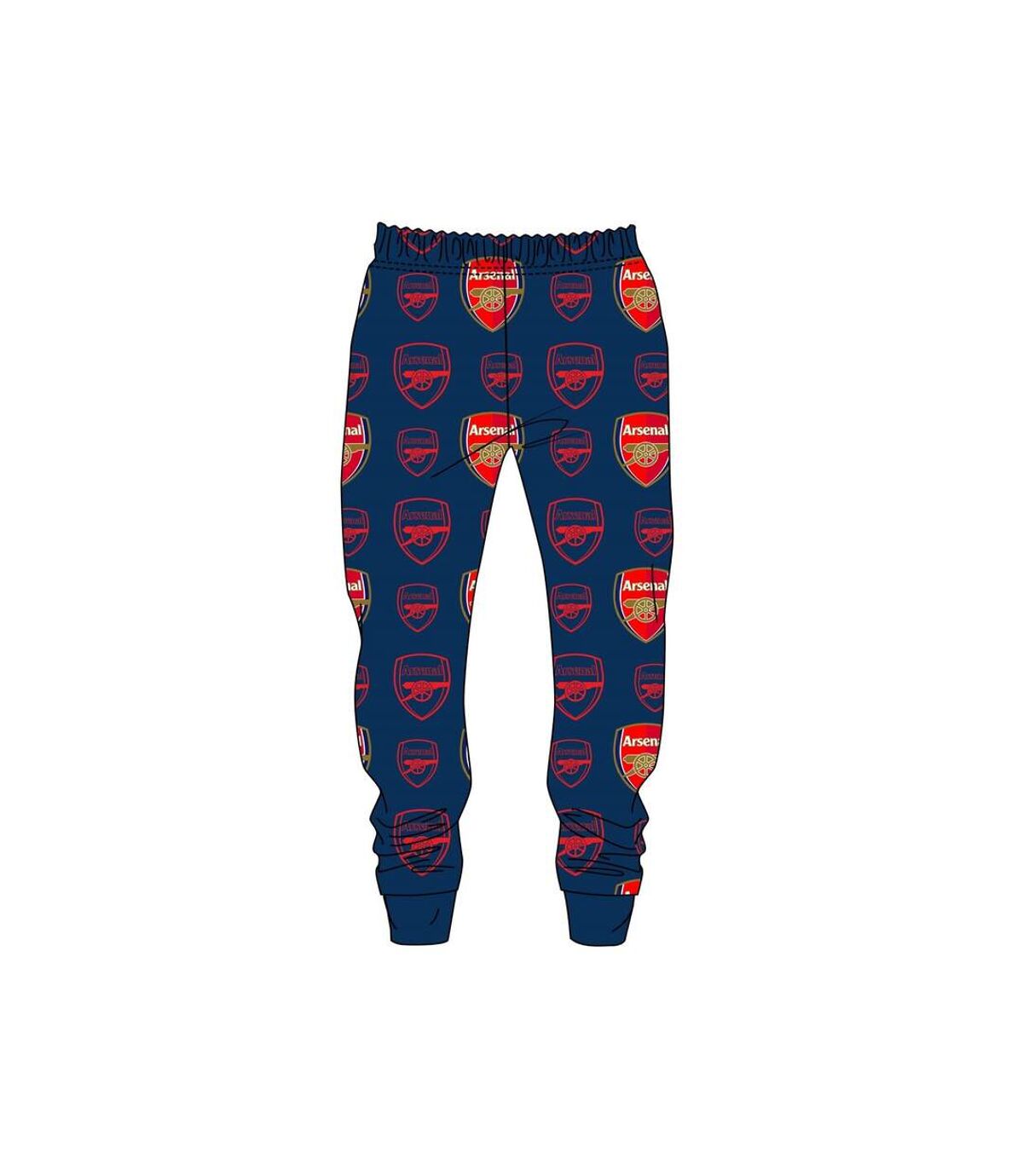 Arsenal FC Mens Fleece Lounge Pants (Blue/Red)