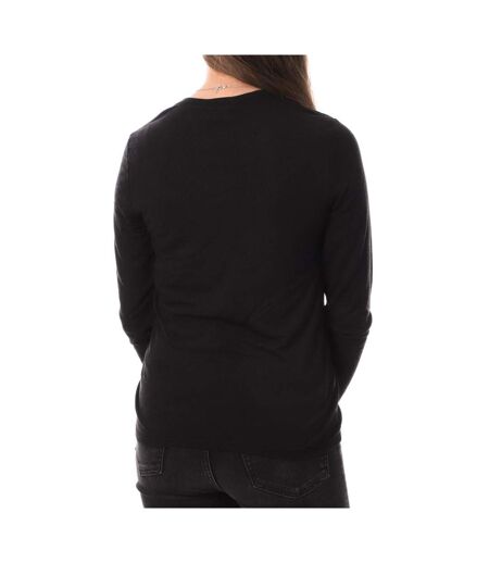 T-Shirt Manches Longues Noir Femme JDY Suma - L